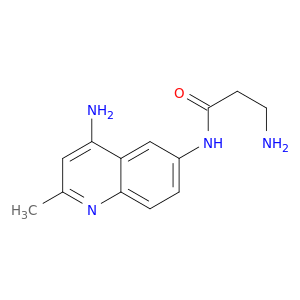 Propanamide, 3-amino-N-(4-amino-2-methyl-6-quinolinyl)-