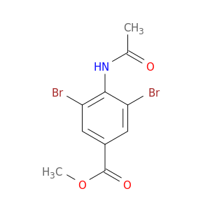 Benzoic acid, 4-(acetylamino)-3,5-dibromo-, methyl ester
