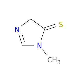 4H-Imidazole-4-thione, 3,5-dihydro-3-methyl-