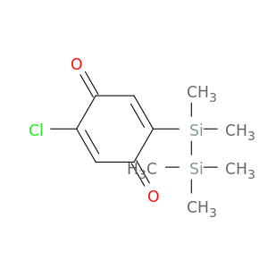 2,5-Cyclohexadiene-1,4-dione, 2-chloro-5-(pentamethyldisilanyl)-