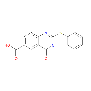 12H-Benzothiazolo[2,3-b]quinazoline-2-carboxylicacid, 12-oxo-