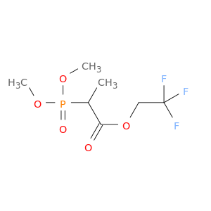 Propanoic acid, 2-(dimethoxyphosphinyl)-, 2,2,2-trifluoroethyl ester