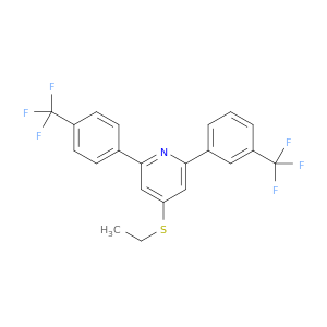 Pyridine,4-(ethylthio)-2-[3-(trifluoromethyl)phenyl]-6-[4-(trifluoromethyl)phenyl]-