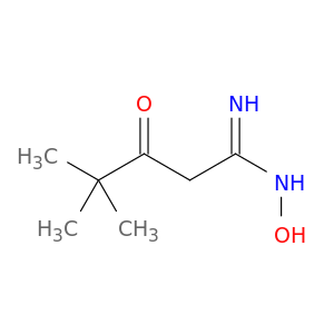 Pentanimidamide,N-hydroxy-4,4-dimethyl-3-oxo-