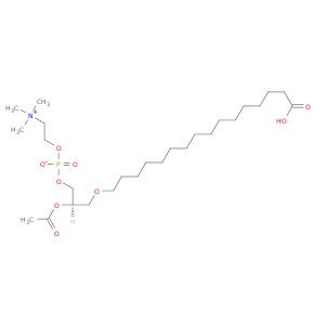 3,5,9-Trioxa-4-phosphatetracosan-1-aminium,7-(acetyloxy)-24-carboxy-4-hydroxy-N,N,N-trimethyl-, inner salt, 4-oxide, (R)-(9CI)