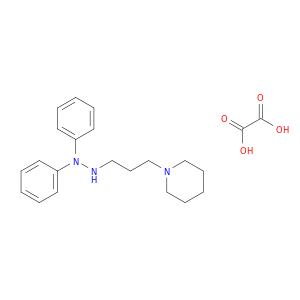 Piperidine, 1-[3-(2,2-diphenylhydrazino)propyl]-, ethanedioate (1:1)