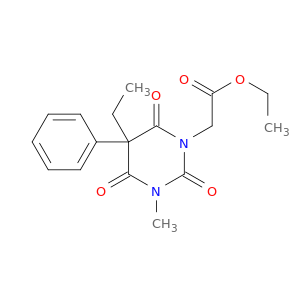 ETHYL 5-ETHYLTETRAHYDRO-3-METHYL-2,4,6-TRIOXO-5-PHENYL-1(2H)-PYRIMIDINEACETATE
