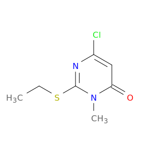 6-Chloro-2-ethylsulfanyl-3-methyl-3H-pyrimidin-4-one