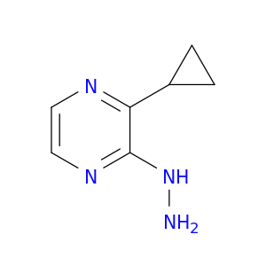 2-cyclopropyl-3-hydrazinylpyrazine