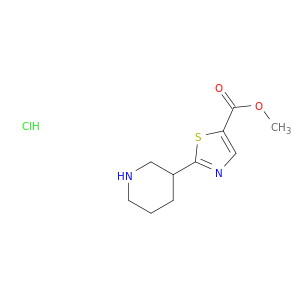 Methyl 2-(piperidin-3-yl)-1,3-thiazole-5-carboxylate hydrochloride
