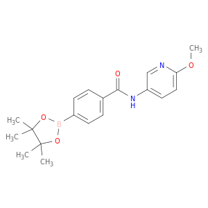 Benzamide,N-(6-methoxy-3-pyridinyl)-4-(4,4,5,5-tetramethyl-1,3,2-dioxaborolan-2-yl)-