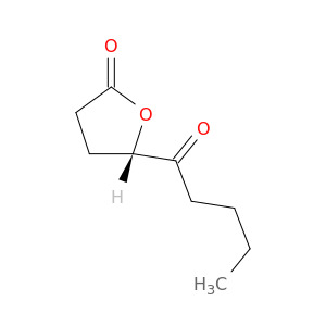 2(3H)-Furanone, dihydro-5-(1-oxopentyl)-, (S)-