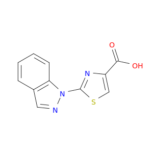 2-(1H-吲唑-1-基)噻唑-4-羧酸