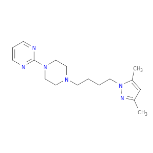 Pyrimidine, 2-[4-[4-(3,5-dimethyl-1H-pyrazol-1-yl)butyl]-1-piperazinyl]-