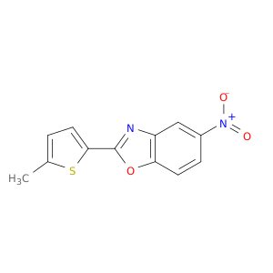 Benzoxazole, 2-(5-methyl-2-thienyl)-5-nitro-
