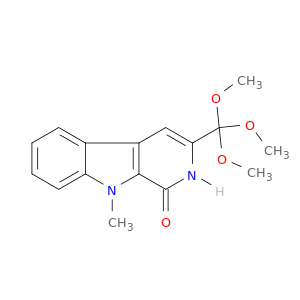 2,9-二氢-9-甲基-3-(三甲氧基甲基)-1H-吡啶[3,4-B]Indol-1-one