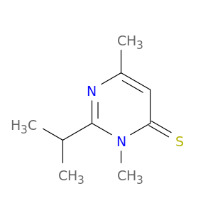 4(3H)-Pyrimidinethione, 3,6-dimethyl-2-(1-methylethyl)-