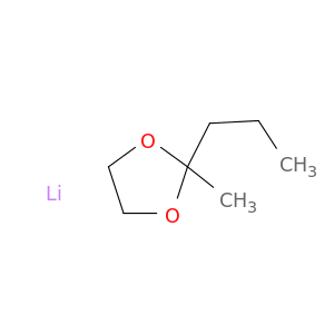 lithium 2-methyl-2-propyl-1,3-dioxolane