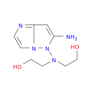 Ethanol, 2,2'-[(6-amino-5H-imidazo[1,2-b]pyrazol-5-yl)imino]bis-
