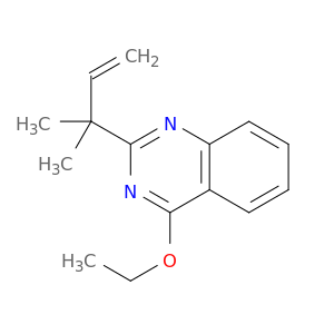 Quinazoline, 2-(1,1-dimethyl-2-propen-1-yl)-4-ethoxy-