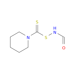 Formamide, N-[(1-piperidinylthioxomethyl)thio]-