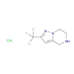 2-(三氟甲基)-4H,5H,6H,7H-吡唑并[1,5-a]吡嗪盐酸盐