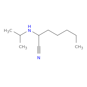 Heptanenitrile, 2-[(1-methylethyl)amino]-