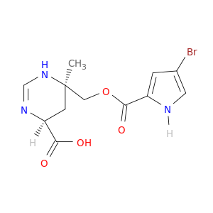 (4S,6R)-6-[(4-bromo1H-pyrrole-2-carbonyl)oxymethyl]-6-methyl-4,5-dihydro-1H-pyrimidine-4-carboxylic acid