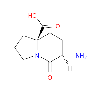 8a(1H)-Indolizinecarboxylicacid, 6-aminohexahydro-5-oxo-, (6R-cis)- (9CI)