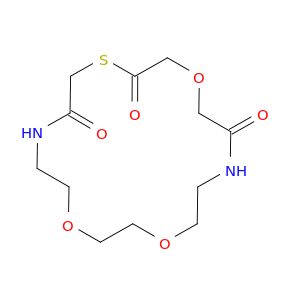 1,4,10-Trioxa-13-thia-7,16-diazacyclooctadecane-8,12,15-trione