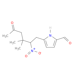 1H-Pyrrole-2-carboxaldehyde, 5-(3,3-dimethyl-2-nitro-5-oxohexyl)-
