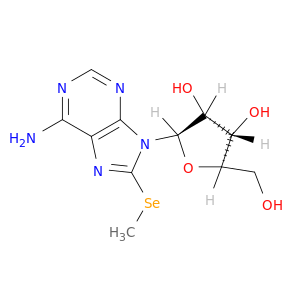 Adenosine, 8-(methylseleno)-