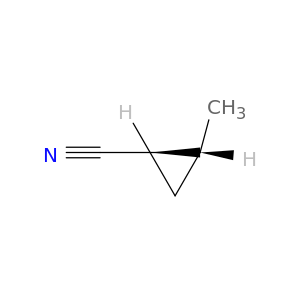 Cyclopropanecarbonitrile, 2-methyl-, trans-