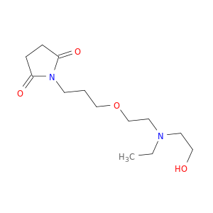 2,5-Pyrrolidinedione, 1-[3-[2-[ethyl(2-hydroxyethyl)amino]ethoxy]propyl]-
