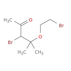 2-Pentanone, 3-bromo-4-(2-bromoethoxy)-4-methyl-