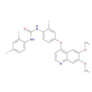 N-(2,4-二氟苯基)-N'-[4-[(6,7-二甲氧基-4-喹啉基)氧基]-2-氟苯基]脲