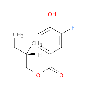 Benzoic acid, 3-fluoro-4-hydroxy-, (2S)-2-methylbutyl ester