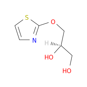 1,2-Propanediol, 3-(2-thiazolyloxy)-, (2R)-