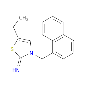 2(3H)-Thiazolimine, 5-ethyl-3-(1-naphthalenylmethyl)-