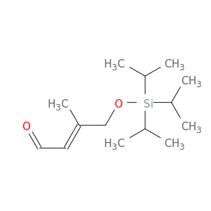 2-Butenal, 3-methyl-4-[[tris(1-methylethyl)silyl]oxy]-, (2E)-