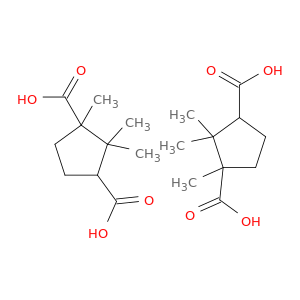 1,3-Cyclopentanedicarboxylicacid, 1,2,2-trimethyl-, (1R,3S)-rel-