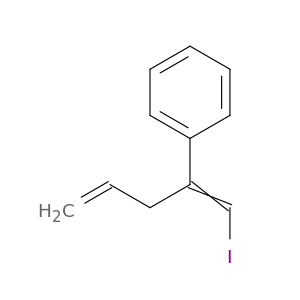 Benzene, [1-(iodomethylene)-3-butenyl]-