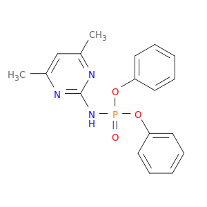 Phosphoramidic acid,(4,6-dimethyl-2-pyrimidinyl)-, diphenyl ester (7CI,8CI)