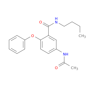 Benzamide, 5-(acetylamino)-N-butyl-2-phenoxy-