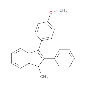 1H-Indene, 3-(4-methoxyphenyl)-1-methyl-2-phenyl-