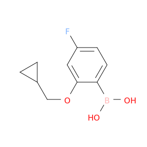 2-(Cyclopropylmethoxy)-4-fluorophenylboronic acid