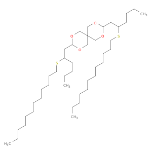 2,4,8,10-Tetraoxaspiro[5.5]undecane, 3,9-bis[2-(dodecylthio)hexyl]-