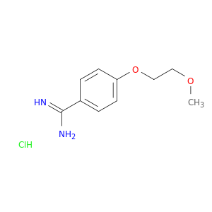 4-(2-Methoxyethoxy)benzene-1-carboximidamide Hydrochloride