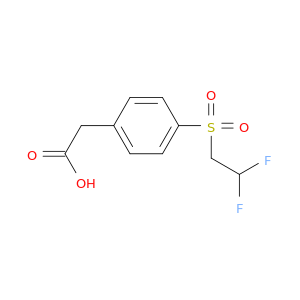 2-[4-(2,2-Difluoroethanesulfonyl)phenyl]acetic Acid