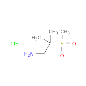 2-methanesulfonyl-2-methylpropan-1-amine hydrochloride